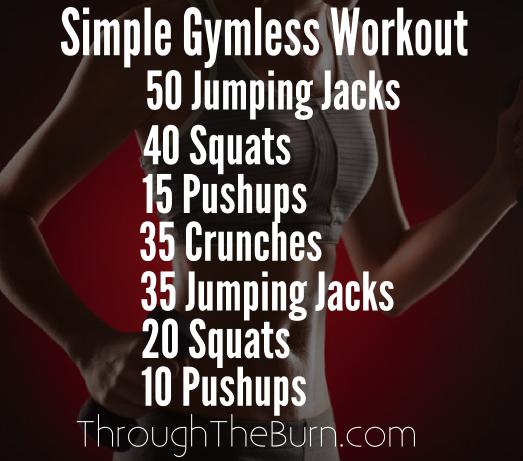 Simple Gymless Workout