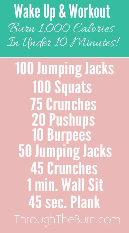 Calorie Burning Workout Routine