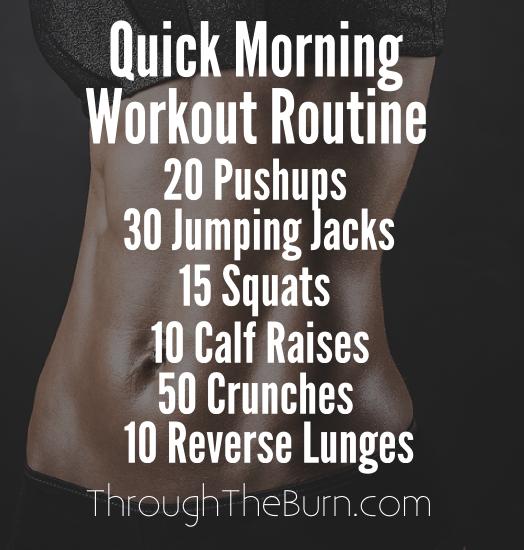 Quick Morning Workout Routine