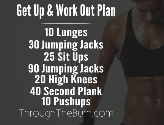 Get Up & Work Out Plan