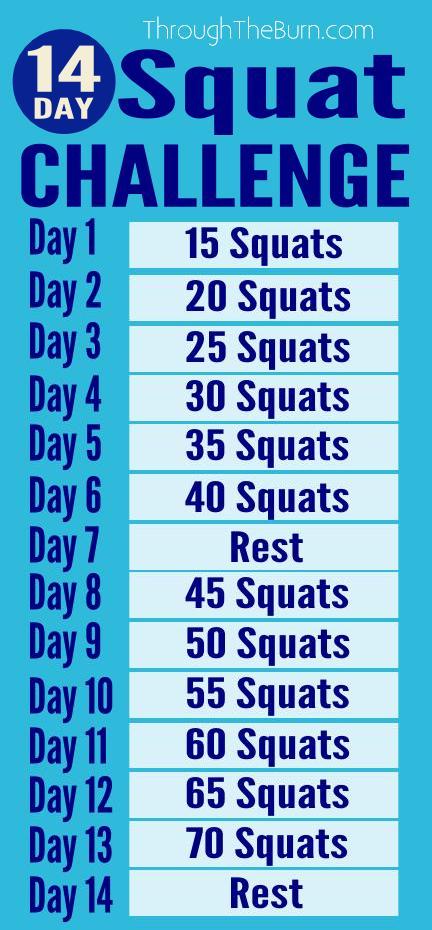 14 Day Squat Challenge