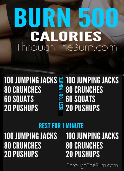 How to Burn 500 Calories Workout Plan